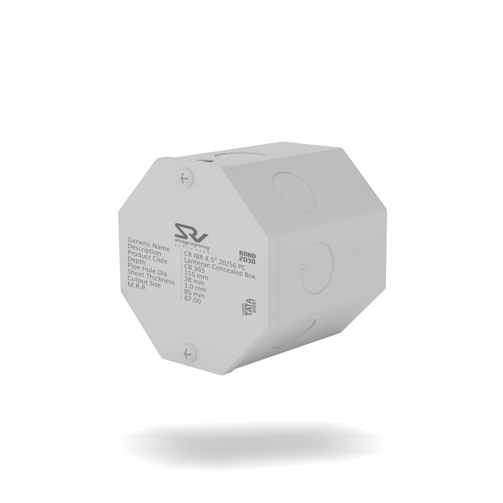 CONCEALED BOX 4.5" RANGE SRV