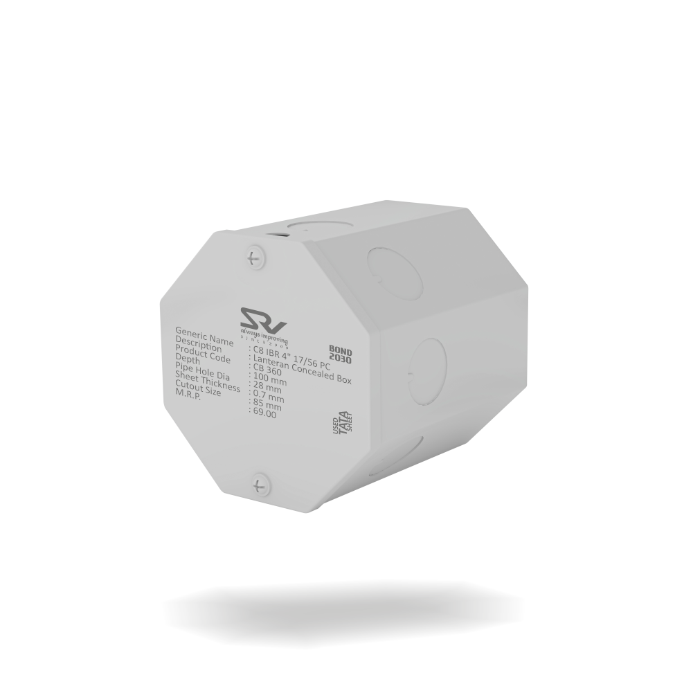 CONCEALED BOX 4" RANGE SRV