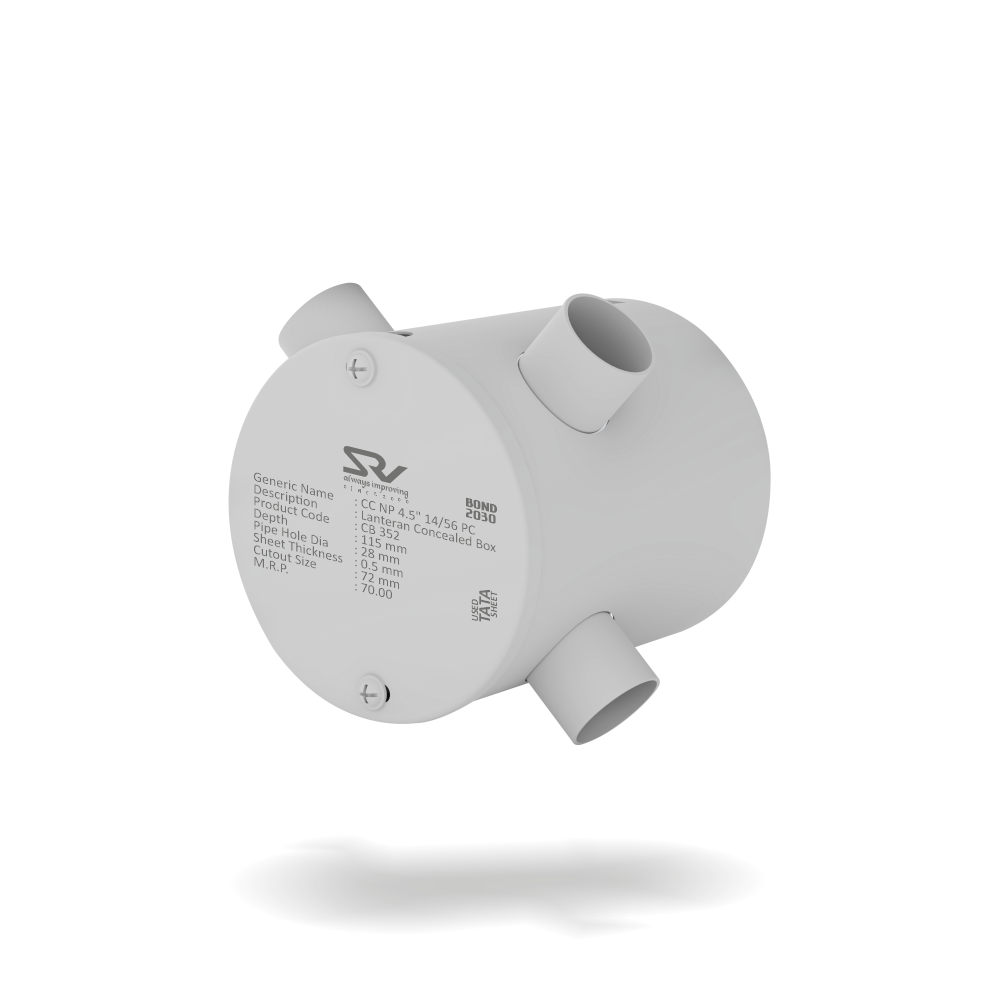 CONCEALED BOX 4.5" RANGE SRV