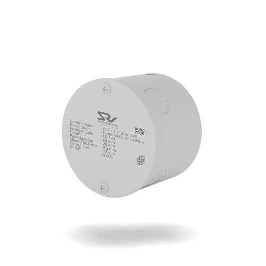 CONCEALED BOX 2.5" RANGE SRV