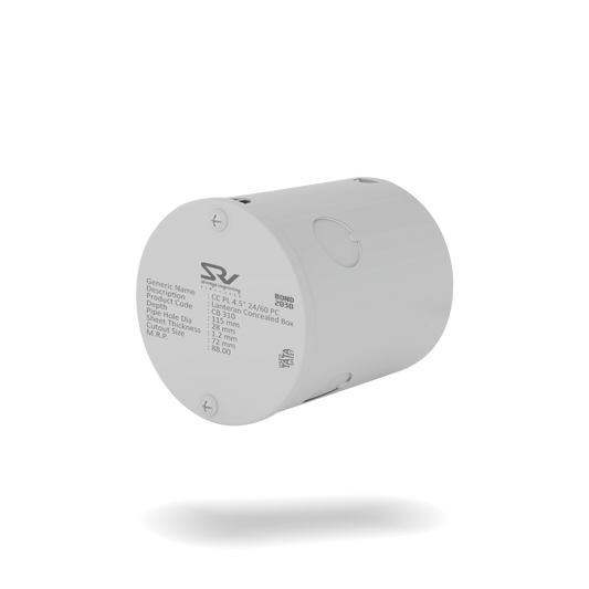 CONCEALED BOX 4.5" RANGE SRV