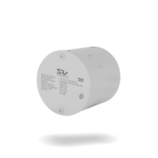 CONCEALED BOX 4" RANGE SRV