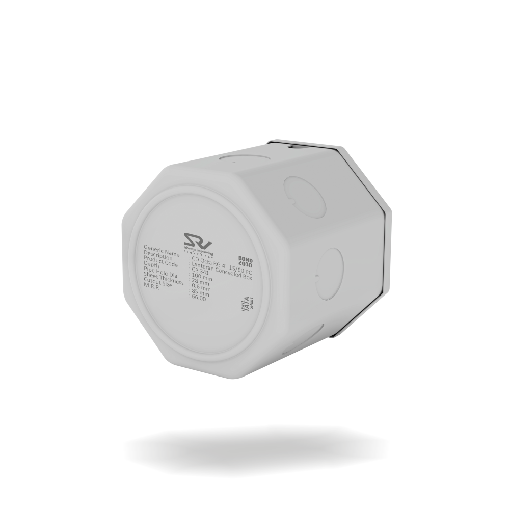 CONCEALED BOX 4" RANGE SRV