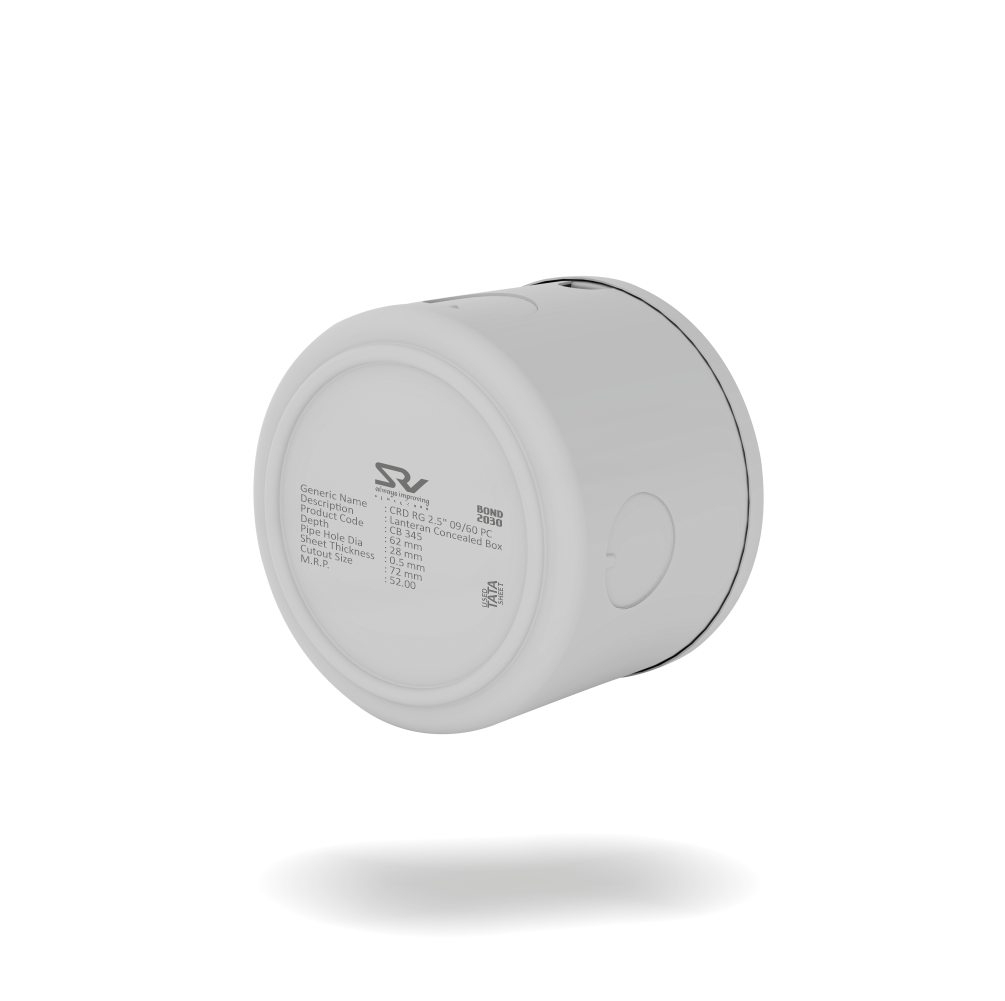 CONCEALED BOX 2.5" RANGE SRV